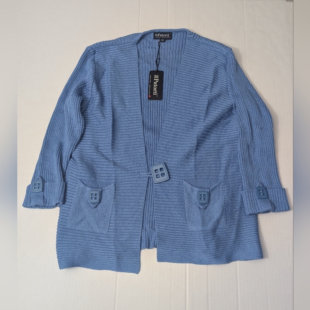 Putorti Women's Sweater Cardigan Size L